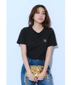 JUSGLITTY 半袖Tシャツ　パール付き 楽天市場】Tシャツ カットソー 半袖 パール付き 夏 秋 春