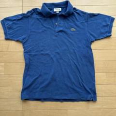 LACOSTE ポロシャツ ブルー サイズ3 - メルカリ