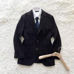 ボリオリ DOVER ダブル ジャケット シルク混 アンコン 刻印ボタン L相当 ボリオリ（Boglioli）のテーラードジャケット、ブレザー、Dover