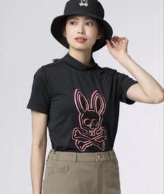 大学生協のスーツ提携店割引 サイコバニーPsycho モックネックT 3Dカラーロゴ Bunnyゴルフ メンズウェア