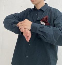 【送料無料】rajabrooke ラジャブルック ライトブルー シャツ rajabrooke(ラジャブルック) / 長袖シャツ/XL/コットン/BLU