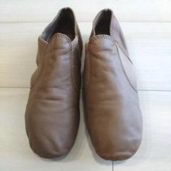 Capezio　ベージュ レザー ジャズシューズ