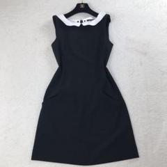 フォクシー 白襟ワンピース LUISA ルイーザ 美品【FOXEY｜フォクシー】Silver Lily ワンピース 襟付き