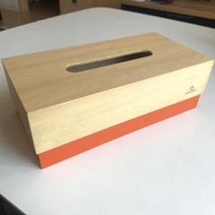 【美品】《ヤマト工芸》　ティッシュケース 木製 T ティッシュボックス 日本製