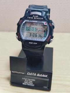 SEIKO ALBA アルバ ツインセンサー W750-4A00 2個 Seiko ALBA TWIN SENSOR W750-4A00 Quartz Digital Vintage
