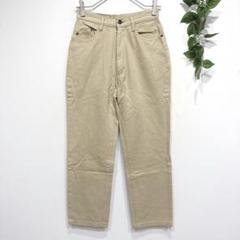 デニムパンツ　テーパード　レーヨン混　コットン混　カジュアル　ナチュラル　着回し