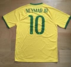 【美品】2014 FIFA W杯サッカーブラジル代表ネイマール10番ユニフォーム 美品】2014 FIFA W杯サッカーブラジル代表ネイマール10番