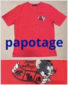 トムとジェリー Tシャツ 綿 コットン ライカ papotage