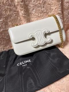 【CELINE】セリーヌ チェーン ショルダーバッグ ホワイト セリーヌ(CELINE)セリーヌ チェーンショルダーバッグ ショルダー