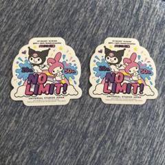 ステッカー　ユニバ　マイメロ　クロミ　シール