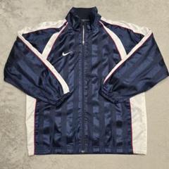 NIKE　ナイキ　ウインドブレーカー　L　ネイビー　ジップアップ