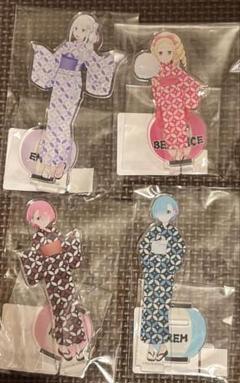 リゼロ　万博　大阪万博限定　アクスタ　レム　ラム　ベアトリス　エミリア　セット リゼロ 万博 大阪万博限定 アクスタ レム ラム ベアトリス