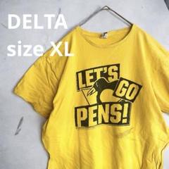 DELTA メンズプリントTシャツ　XLサイズ