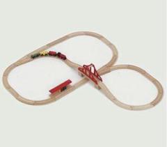 MICKI ミッキィ社 木製レール 汽車セットつり橋 9603 ミッキィ 木製レール 9603 汽車セットつり橋 (鉄道おもちゃ
