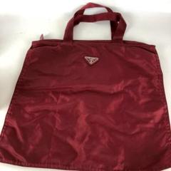 PRADA プラダ ナイロン ハンドバッグ レッド レディース ブランド