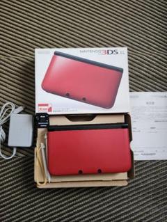 ニンテンドー3DS LL レッド×ブラック　動作確認OK