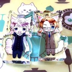 ヘタリア アメリカ ロシア 手繋ぎ アクスタ ヘタリア アメリカ ロシア 手繋ぎ アクスタ - メルカリ
