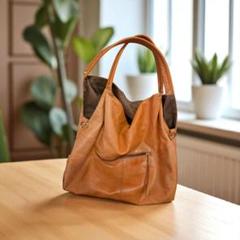 本革☆Dakota(ダコタ)☆A4対応☆トートバッグ　イエローオーカーのサムネイル