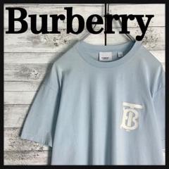 11496【美品・人気デザイン】バーバリー☆TBロゴ希少カラーtシャツ