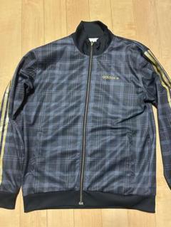 adidas チェック柄ジャージジャケット　新品未使用　オフィシャル品 adidas originals Lサイズ セットアップ タータンチェック 千鳥