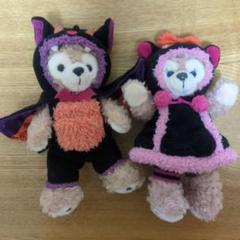 ダッフィー★ハロウィンコスチューム2013 ハロウィンコスチュームのダッフィーとシェリーメイのぬいぐるみ