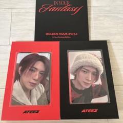 ateez ヨサン サイン入りポラロイド チェキ トレカ ATEEZ ヨサン チェキ ポラ ポラロイド