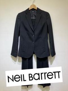 NEIL BARRETT ブラックパンツセットアップ サイズXS 古着のサムネイル