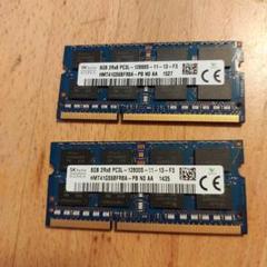 RAM 8GB ×2枚 計16GB DDR3 12800S ノートPC用メモリ