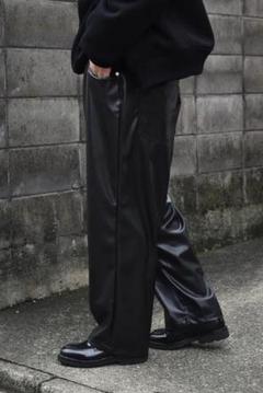 24AW COOTIE クーティー フェイクレザー5ポケットワイドイージーパンツ 24AW COOTIE クーティー フェイクレザー5ポケットワイドイージー