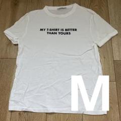 ZARA TRAFALUC プリントTシャツ Mサイズ ホワイトのサムネイル