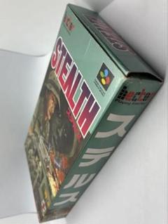 スーパーファミコンソフト STEALTH ステルス　箱説ハガキ付き