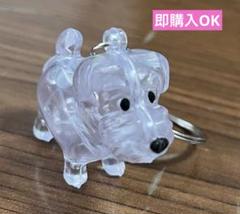 【 新品 】犬の毛収納 ミニチュアシュナウザー　 犬 キーホルダー メモリアル
