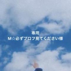 必ずプロフ見てください。様 専用ページ M☆必ずプロフ見てください様 - メルカリ