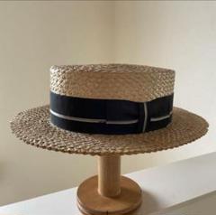 30s Vintage NRAタグ付き Boater Hat ボーターハット
