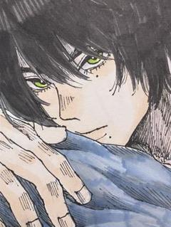 黒髪の男の子 原画 自作イラスト