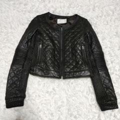 y2k パンク レザージャケット ダブルライダース グランジ ギミック 00s レザー ジャケット シングルライダース ラムレザー ギミック