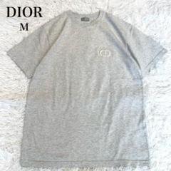 キレイ・近年モデル★ディオール オム ロゴ刺繍 Tシャツ コットン グレー M