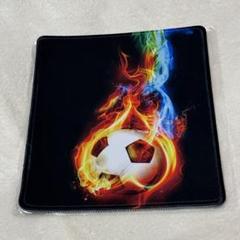 ★ マウスパッド 燃える サッカーボール ゲーミングマウスパッド 20x24cm
