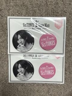 未開封 SixTONES  1th anniversary  缶バッジ　京本大我 京本大我 1st Anniversary 缶バッジ SixTONESの通販 by R's shop