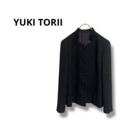 【ユキトリイ】ジャケット　フォーマル　礼服　喪服　サイズ7AR 黒