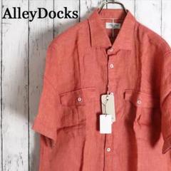 新品タグ付 AlleyDocks イタリア 麻100％ リネン　キューバシャツ