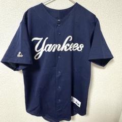 majestic ニューヨークヤンキース ユニフォーム ベースボールシャツ