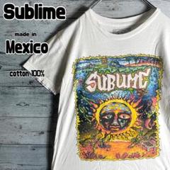 【メキシコ製】Sublime サブライム　公式Tシャツ　サンデザイン　白