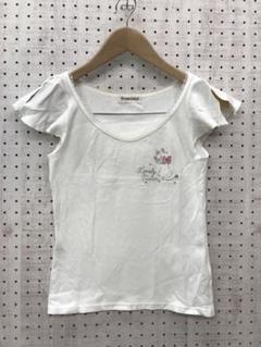 Y2K ドーリーギャル古着　コラボ キラキラ　マリーちゃんプリント　トップス