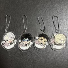 ユーリ!!!on ICE ユーリカフェ アクリルキーホルダー　4個セット