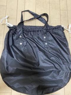 【美品】トリココムデギャルソン　ナイロンハンドバッグ　ネイビー 美品】トリココムデギャルソンナイロンハンドバッグネイビー