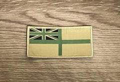 希少 実物官給未使用品 イギリス海軍 戦闘服用海軍旗章 TRF subdued