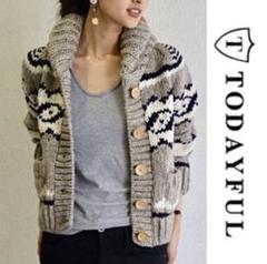 TODAYFUL - TODAYFUL トゥデイフル カウチンニット カーディガン ガウン セーター 2025年最新】TODAYFUL カウチンニットの人気アイテム - メルカリ