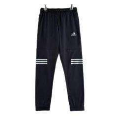 adidas　トラックパンツ　ジャージ　ワンポイントロゴ　スリーライン　ボーダー