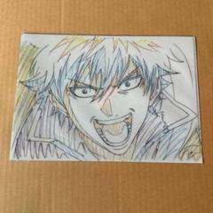 銀魂　線画　原画クリアファイル　坂田銀時